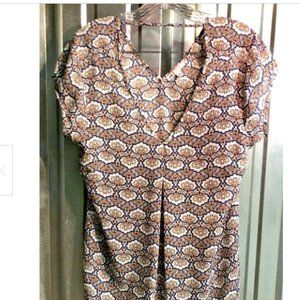 DR2 Dress Blouse Size Medium Multicolor Design